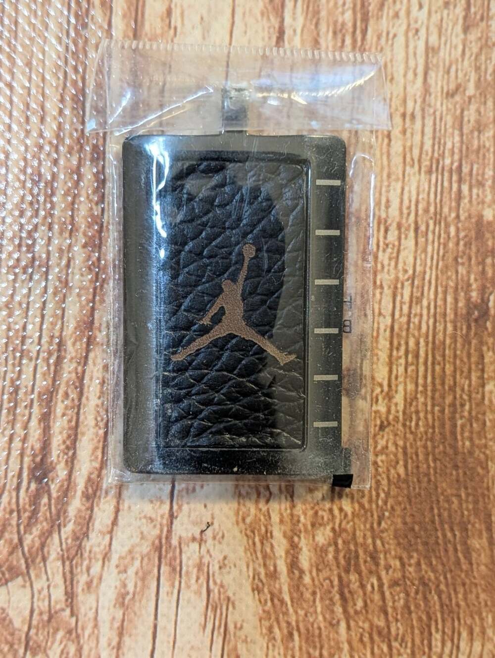 Nike Air Jordan AF-1 Fusion Hangtag Keychain Black Leather Jumpman Retro OG New